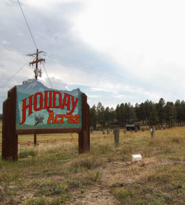 Holiday Acres Sign